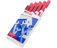 Edding Red 4 mm Paint Marker Pen for use with Wood, Plastic, Metal, Glass