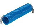 Spiral Tubing, 6.2mm, 7.8mm, Polyamide 12, Blue, 7.5m