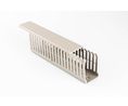 Betaduct 1047 Grey Slotted Panel Trunking - Open Slot, W25 mm x D75mm, L2m, PVC, 25, 2m, Grå