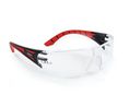 Riley STREAM RED Anti-Mist UV Safety Glasses, Clear Polycarbonate Lens