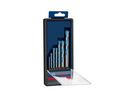 4-Piece Twist Set for Multi-Material, 8 mm Max, 5.5 mm Min, Carbide Tip Bits