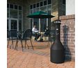 Rubbermaid Commercial Products Black Stainless Steel Standing Cigarette Bins, 390mm, Black