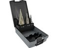Tivoly 3-Piece Cone Cutter Set for Steel, 30mm Max, 4mm Min, HSS Bits