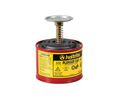 Justrite Galvanised Steel Plunger Can, 0.5L