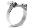MIKALOR Stainless Steel Bolt Head Hose Clamp, 28mm Band Width, 150 → 162mm ID