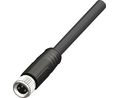 Straight Female 3 way M8 to Actuator/Sensor Cable, 1m Ledare