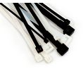 3M Cable Tie, Cable Tray Cable Tie, 200mm x 2.5 mm, Black Nylon, Pk-100 200, 80N, Pack of 100 pieces