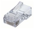 Ideal Industries Plug Telecom Connector, FT-45, 1 Way Feed Through Termination, Male, Pack of 100 pieces