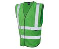 Leo Workwear Green Hi-Vis Hi Vis Vest, L