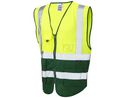 Leo Workwear Yellow Hi-Vis Hi Vis Vest, L