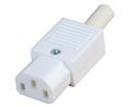 IEC-Steckverbinder, Ausgang, C13, 10A, Gerade