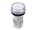 Lampe témoin 240V AC Fixe Blanc Borne à vis, M3.5