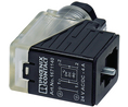 Valve Connector, Socket, PG9, 24V, 4A, Contacts - 3