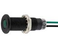 LED Indicator 28V DC Fixed Green Stranded Wire