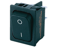 Rocker Switch, 20 A, 2NO, 250V, ON-OFF, IP40, Black