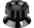 Adjusting knob 58mm Black Plastic White Indication Line