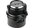 Digital rotary knob 30.4mm Black Plastic Without Indication Line
