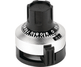 Analogue rotary knob with scale 22.8mm Aluminium Glass Fibre-Reinforced Plastic Without Indication Line