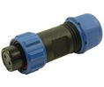 Kabelstecker, Buchse, 2 Contacts, Lötanschluss