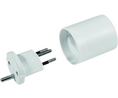 FIX Adapter FR - CH 1x FR Type E (CEE 7/5) Socket - CH Type J (T12) Plug 250V White