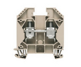 Terminal Block, Screw, Clamping Yoke, 2 Poles, 1kV, 76A, 16mm², Dark Beige, Pack of 5 pieces