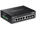 PoE Switch, Unmanaged, 1Gbps, 200W, RJ45 Ports 8, PoE Ports 8