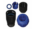 Circular Connector, Plug, 2 Contacts, 8A, 250VAC/VDC, IP69K