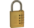 Combination Lock, Brass, 42mm