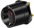 Reiseadapter EU - UK, Steckdose Typ F (CEE 7/3) mit Schutzkontakt - UK-Stecker Typ G (BS1363), 13A