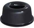 Rubber Feet, Recessed, 22.3x22.3x10.1mm, 65 Shore A, Black