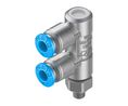 Gesteuertes Rückschlagventil, 1400L/min, M5 / QS-4, 10bar