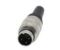 Mini Connector Plug 3 Contacts, 7A, 250V, IP67