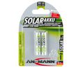 Solar-NiMH-Akkumulator, Ni-MH, AAA, 1.2V, 550mAh, Packung à 2 Stück