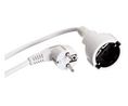 Extension Cable IP20 PVC DE/FR Type F/E (CEE 7/7) Plug - DE Type F (CEE 7/3) Socket 15m White