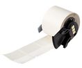Label Roll, Vinyl, 38.1 x 12.7mm, 250pcs, Transparent / White
