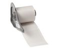 Label Roll, Vinyl, 49.23 x 25.4mm, 100pcs, Transparent / White
