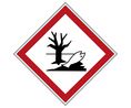 Simbolo GHS - Pericoloso per l'ambiente acquatico, Diamante, Nero/rosso su bianco, Poliestere, Avviso, 250pz.