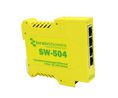 Ethernet Switch, RJ45 Ports 4, 100Mbps, Unmanaged