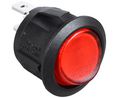 Rocker Switch, 10 A, 1CO, 250V, ON-OFF, Black