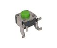 IP67 Black Standard Tact Switch, SPST 50mA 1.9mm Surface Mount