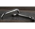 Silver Stainless Steel Handle 60 mm Height, 25mm Width, 220mm Length, Pack of 2 pieces