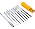 Interchangeable Blade Screwdriver Set, 2-componenten, 11pcs, Zeskant