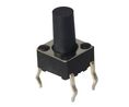 Tactile Switch 50 mA 12 VDC Momentary Function 1NO 1.77N Through Hole CST