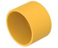 Protective Shroud, Plastic, Yellow, EAO 45 Series, 75mm