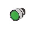Illuminated Pushbutton Switch Actuator Momentary Function Flat Pushbutton Green IP65 EAO 46 Series