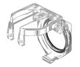 Protective Cover, Plastic, Transparent, EAO 04 Series