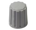 Classic Collet Knob 14.5mm Grey Plastic Without Indication Line Switches