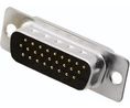 High Density D-Sub Connector, Plug, DA-26, Soldering Lugs / Solder Cup