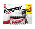 Primary Battery, Alkaline, AAA, 1.5V, MAX, Pack of 8 pieces