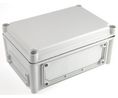 Fibox EK Series Grey Polycarbonate Enclosure, IP66, IP67, Flanged, Grey Lid, 280 x 190 x 130mm 190x130mm